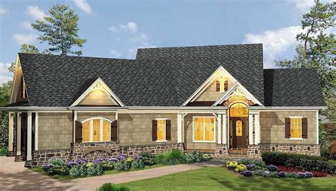 plan 25632ge affordable gable roofed ranch home plan with