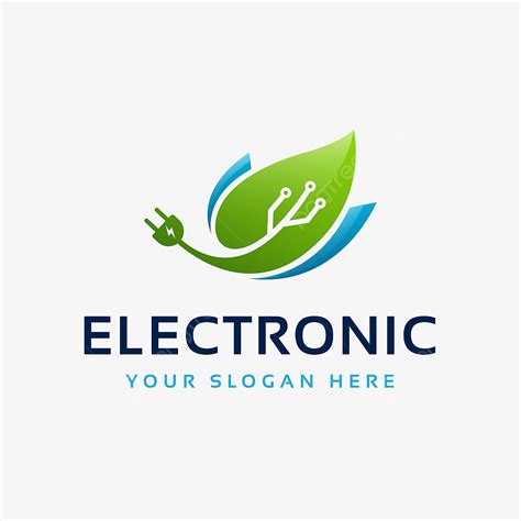 eco nature vector hd images natural eco electronic logo logo design