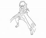Minato Coloring Pages Rasengan Template sketch template