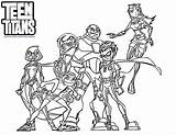 Titans Jovens Colorir Titan Titas sketch template