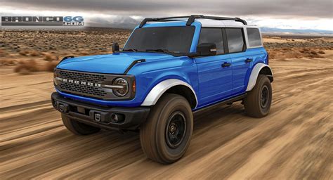 ford bronco  sasquatch pack  rendered   configurations carscoops