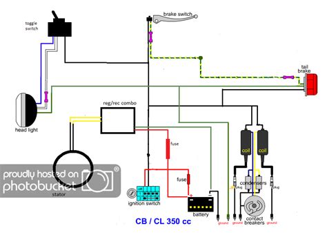 kick starting  pit bike   battery wiring diagram