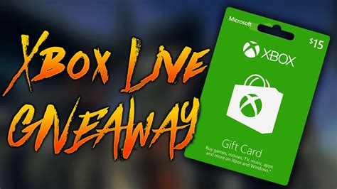 Announcing Giveaway Winner 15 Xbox Tcard Giveaway