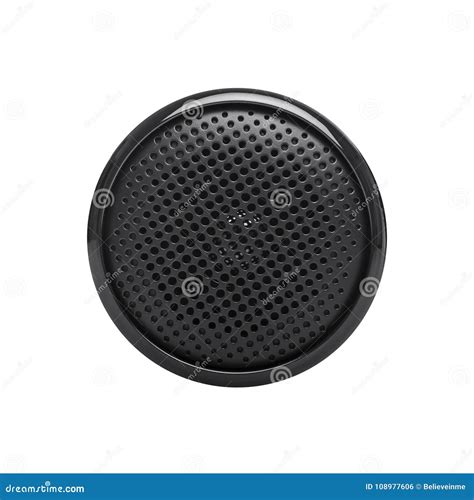 sound speaker isolated  white background stock photo image