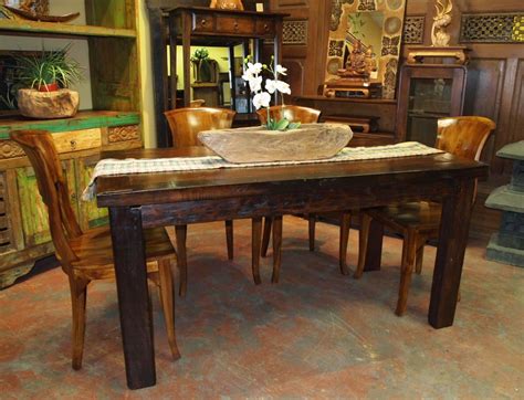 rustic dining room furniture bringing cozy nature