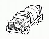 Coloring Mixer Cement Truck Kids Pages Transportation Wuppsy Concrete Trucks Library Clipart Printables Popular Clip sketch template
