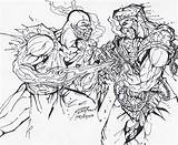 Mortal Kombat Scorpion Skorpion Malvorlage Malvorlagen Designlooter sketch template