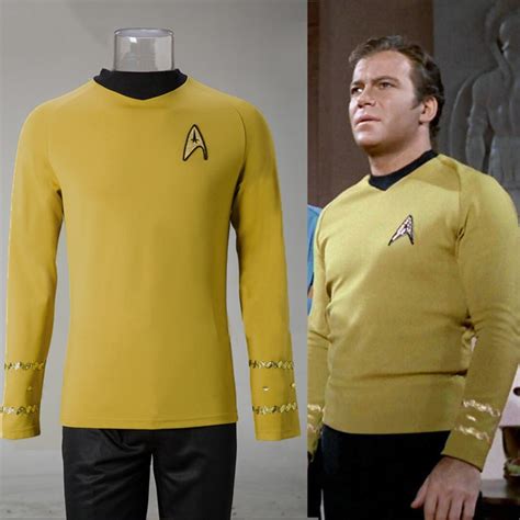 Cosplay Star Trek Tos The Original Series Kirk Shirt