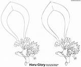 Haru Glory Hiei Ishida sketch template