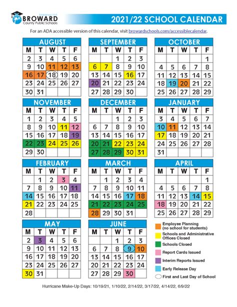 miami dade  broward school calendars miami dade