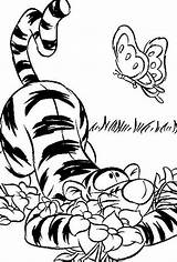 Pooh Winnie Tigger Coloring Kids Fun Pages Disney Votes Cartoon sketch template