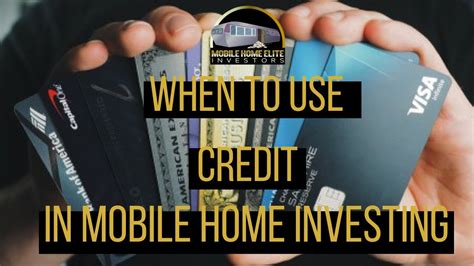 credit  mobile home investing youtube