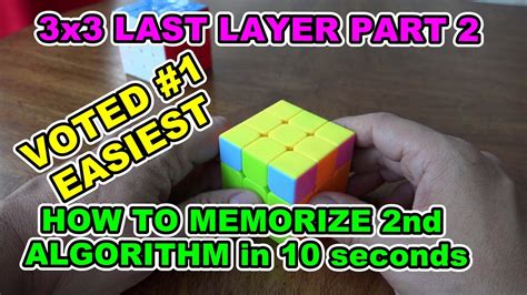 layer pt  easiest    solve  rubiks cube  algorithm easy memorize youtube