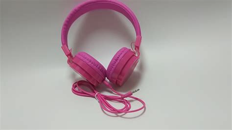 customized wired mp hot pink headphone headset buy headphone headsetmp headphonepink