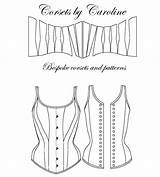 Overbust Sewing Celia Bust sketch template