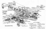 Bf110c Messerschmitt Cutaway 110c Airwar компоновочная схема Pikseli 1700 Obrazek Skala 1087 Ignacy sketch template