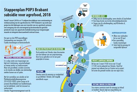 Infographic Stappenplan Projectaanvraag Pop3 Pop3 Brabant Stimulus
