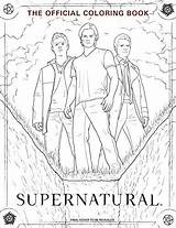 Supernatural Coloring Pages Book Amazon Color Official Symbol Getcolorings Drawings Getdrawings sketch template