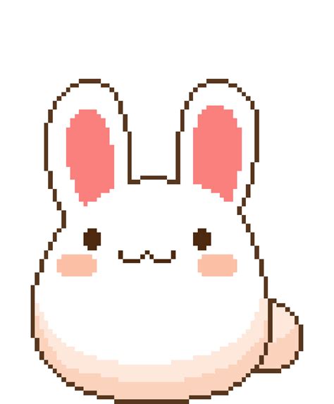 pixel art rabbit wiffle