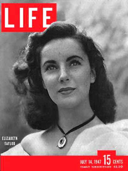 Life Magazine Cover Copyright 1947 Elizabeth Taylor Mad