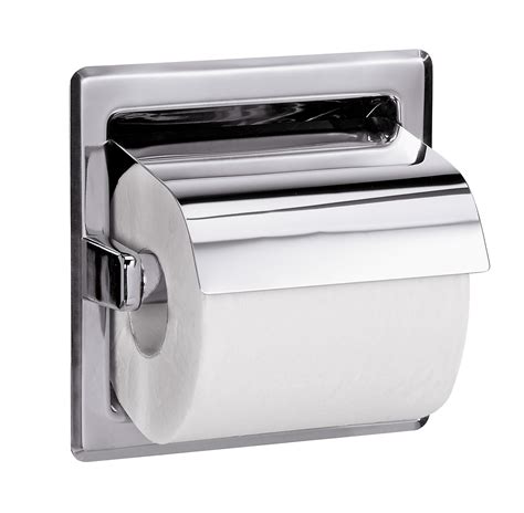 recessed hinged hood toilet tissue dispenser bradley corporation