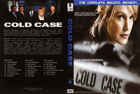 cold case complete season   custom tv series front dvd cover