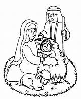 Jesus Christmas Coloring Pages Getcolorings Printable Color sketch template