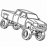 Coloring Truck Pages Wheeler Monster Drawing Four Lifted Bus Trucks School Kids Jam Max Clipart Drawings Mud Cars Higher Education sketch template