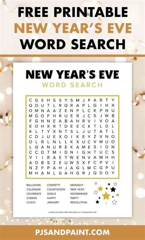 yearly calendar printable word search  year calendar