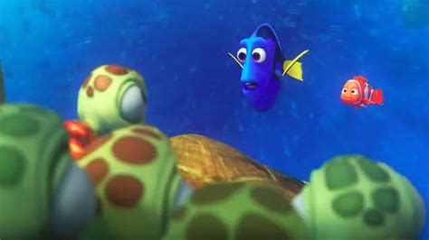 Crush And Squirt Are Back In A New Finding Dory Clip Mtv