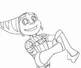 Ratchet Clank Coloring Pages Books Comments sketch template