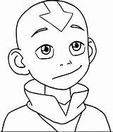 Aang Coloring Legend Portrait Avatar Kunjungi Pages Wecoloringpage sketch template