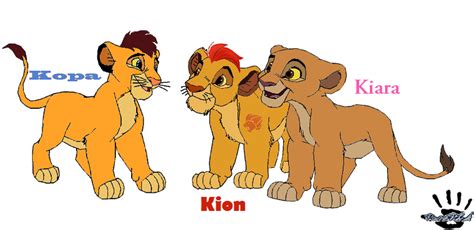 kopa kiara  kion  pawplionking  deviantart