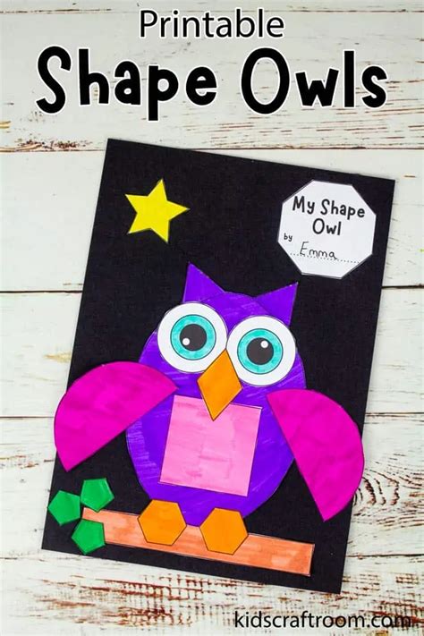 shape owl craft kids craft room