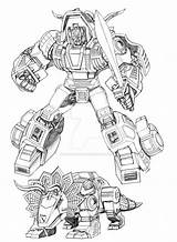 Dinobot Slag Dan Artguy Deviantart Transformers Coloring Pages Khanna sketch template