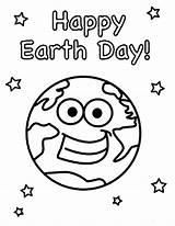 Earth Coloring Pages Happy Printable Kids Color Print Pdf Sheets Kindergarten Colouring Preschool Getdrawings Getcolorings sketch template