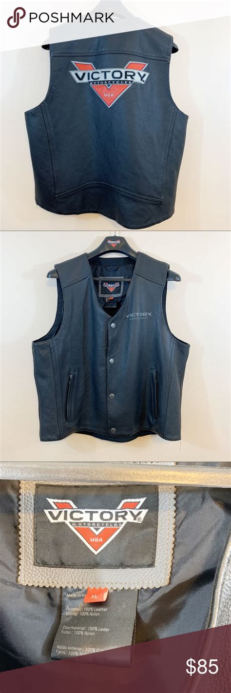 victory leather motorcycle vest vest motorcycle vest coats jackets