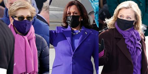 why politicians wore purple at joe biden s inauguration