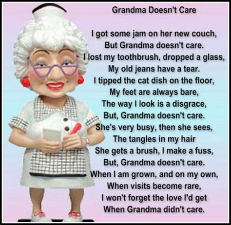 Grandmas Care Grandma Quotes Funny Grandma Funny Grandma Quotes