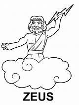 Zeus Griega Grecia Cronos Dibujo Mitologia Mitología Rea sketch template