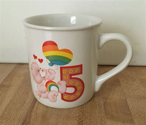 care bears  birthday mug cheer bear american   ebay