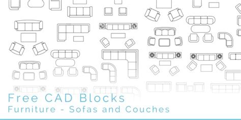 Free Cad Blocks Sofas And Couches First In Architecture