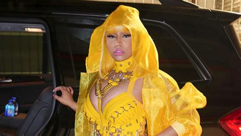 Nicki Minaj Flaunts Cleavage In Chain Link Bodysuit — Pic Hollywood Life