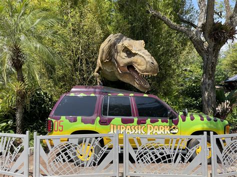 rex photo op returns  jurassic park  islands  adventure