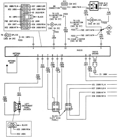 jeep grand cherokee radio wiring diagram jan magazineillustrations
