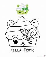 Num Coloring Noms Froyo Nilla Pages Printable Cute Kids Color Series Sheet Print Bettercoloring sketch template