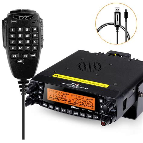 tyt     mhz quad band transceiver mobile radio