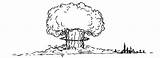 Bomb Atomic Drawing Drawings Paintingvalley sketch template