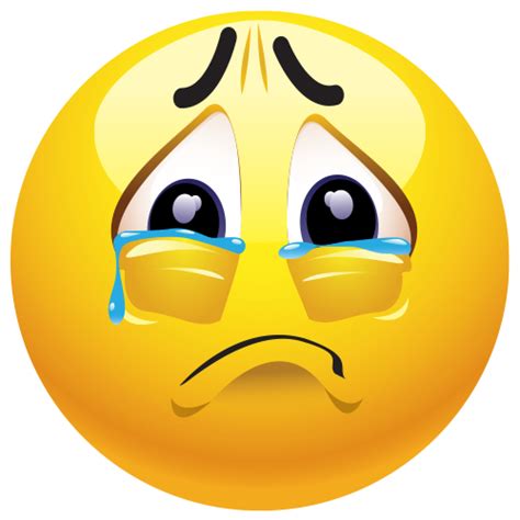 sad crying face emoticon clipart best