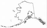 Coloring Alaska Map Popular Coloringhome sketch template
